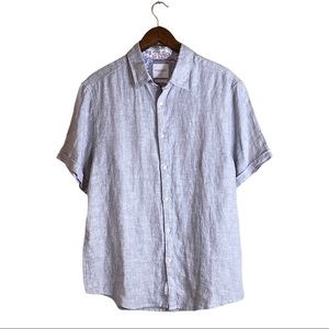 Denim & Flower Men’s Button Down Linen Shirt